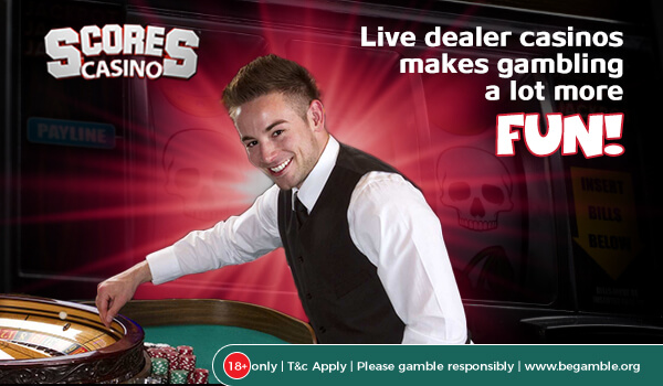 Live dealer casinos makes gambling a lot more fun!